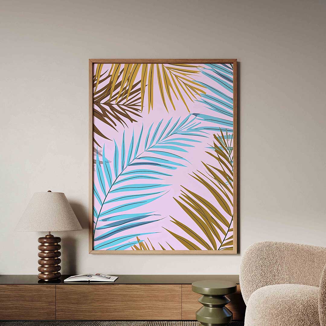 Bladeren en takken – tropische jungle poster in staand formaat