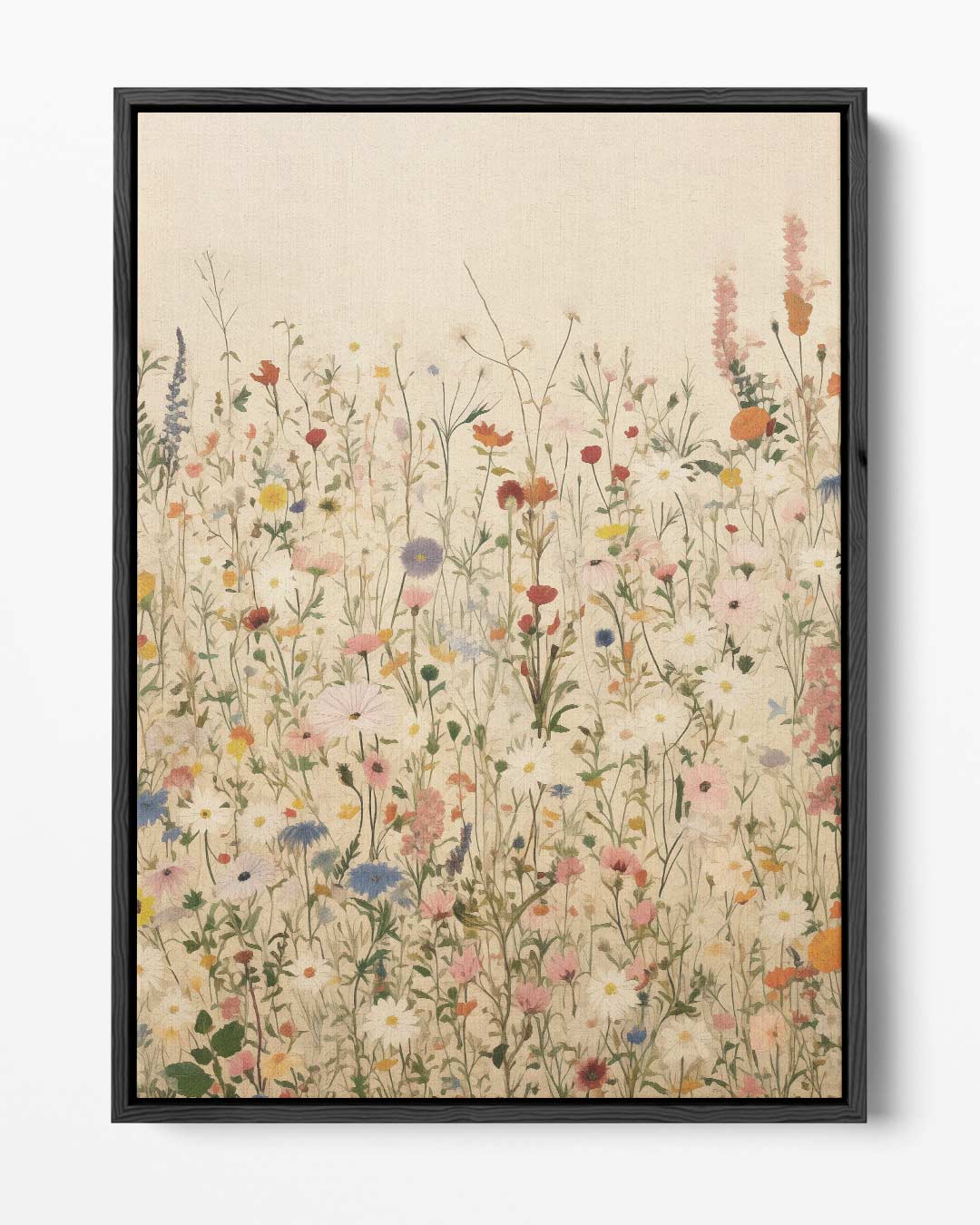Veld Vol Wildbloemen – portret kunstwerk als wanddecoratie