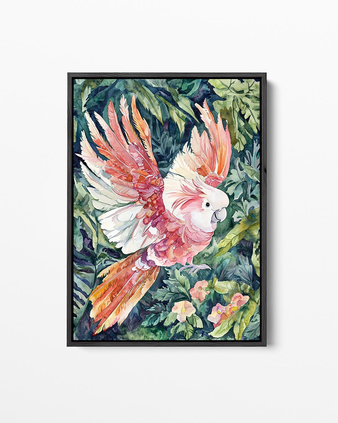 Vrolijke papegaai – staand wanddecoratie kunstwerk