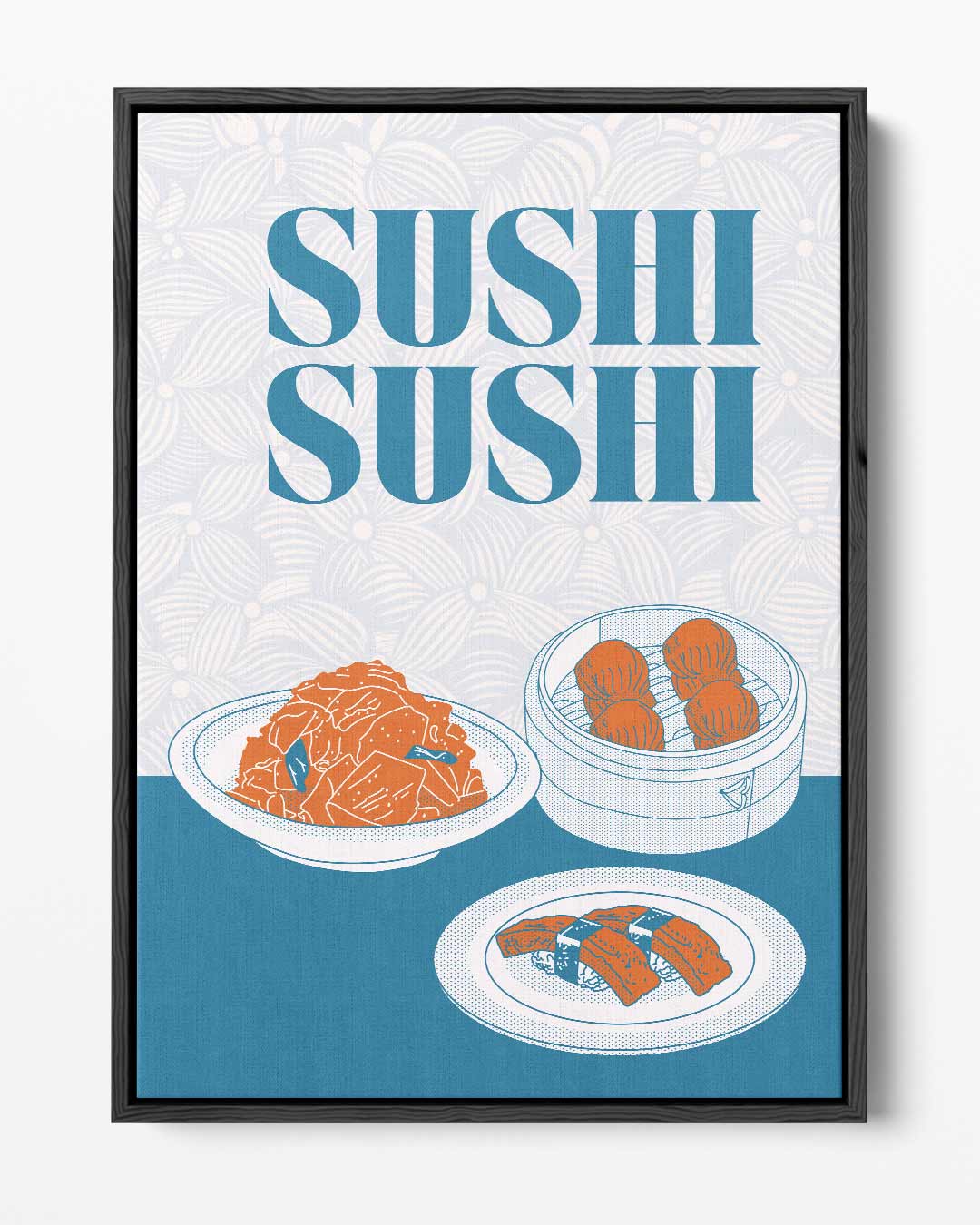 Sushi Delight Poster – portret kunstwerk als wanddecoratie