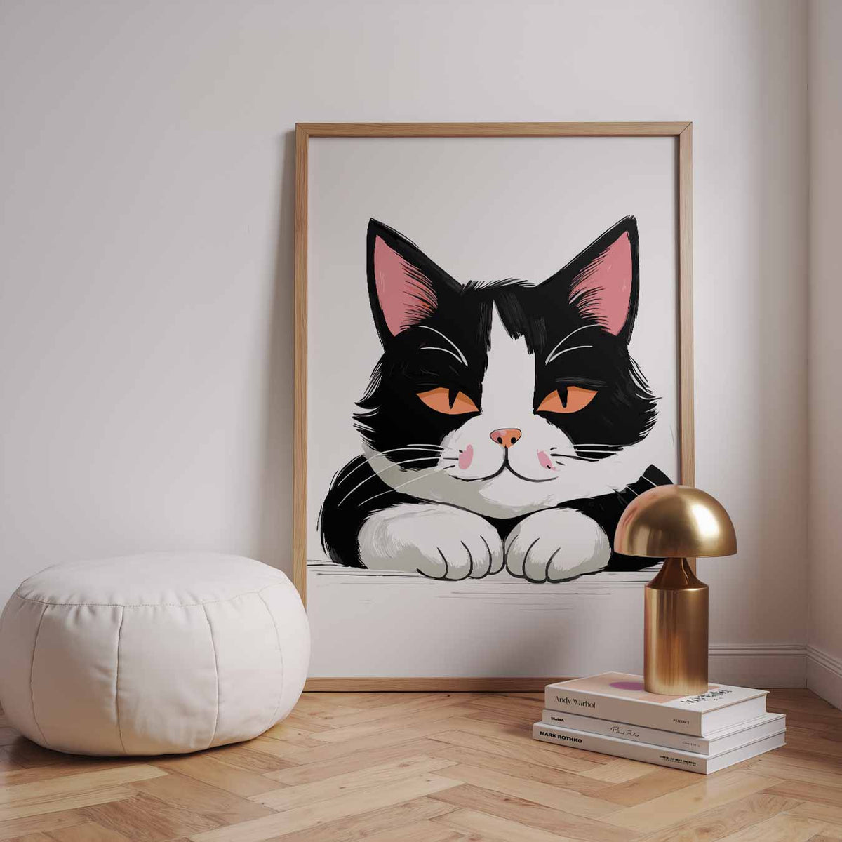 Charmante Kattenposter – dieren poster in staand formaat