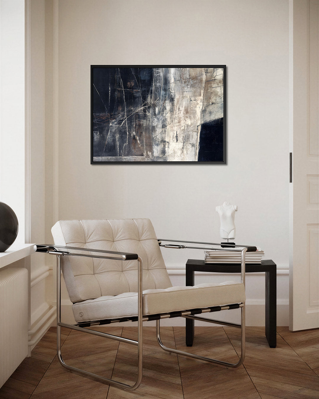 Gelaagde structuren – Abstract kunstwerk – kunstwerk op canvas, dibond of plexiglas