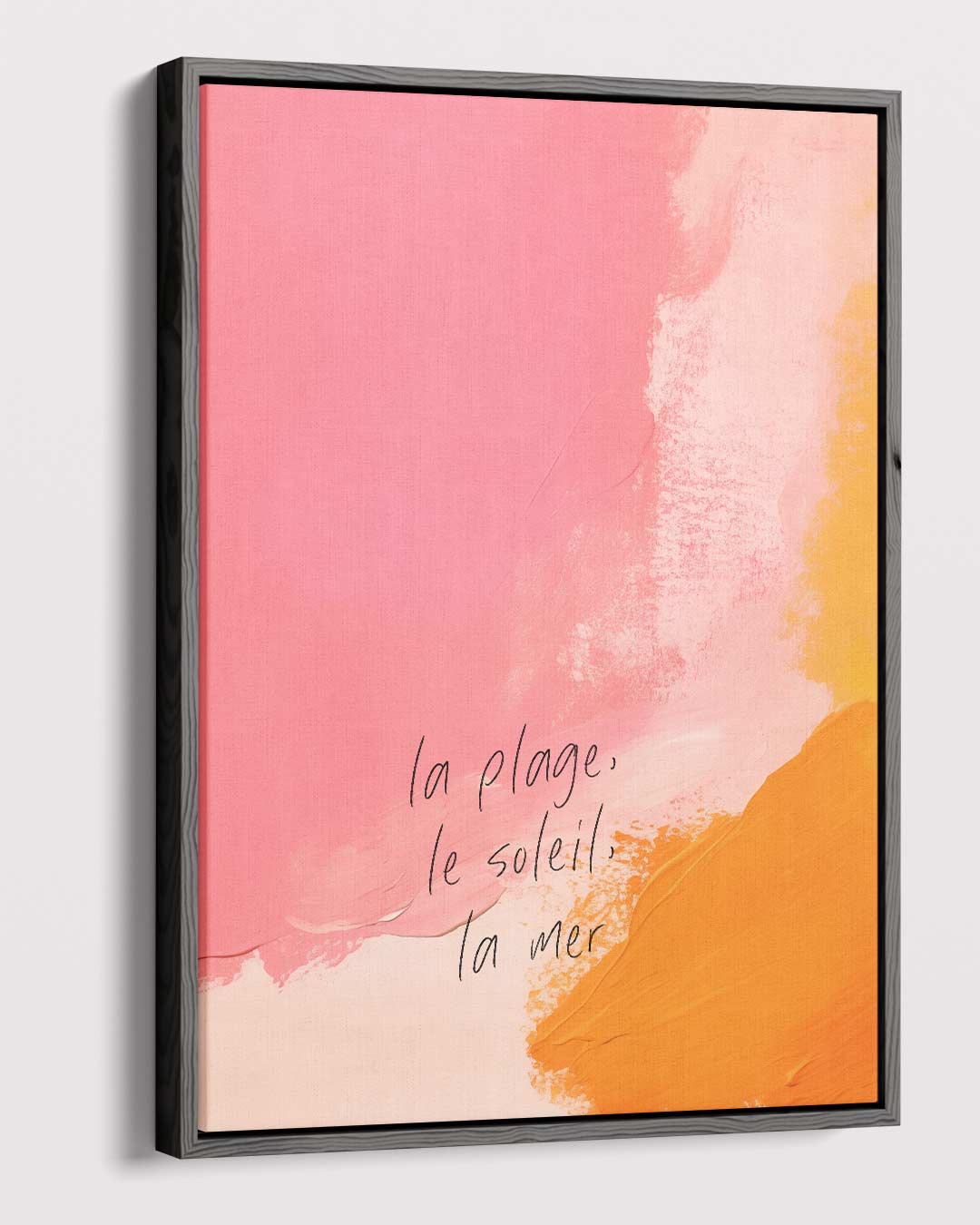 Kleurrijke Stranddroom – canvas wanddecoratie in portret formaat