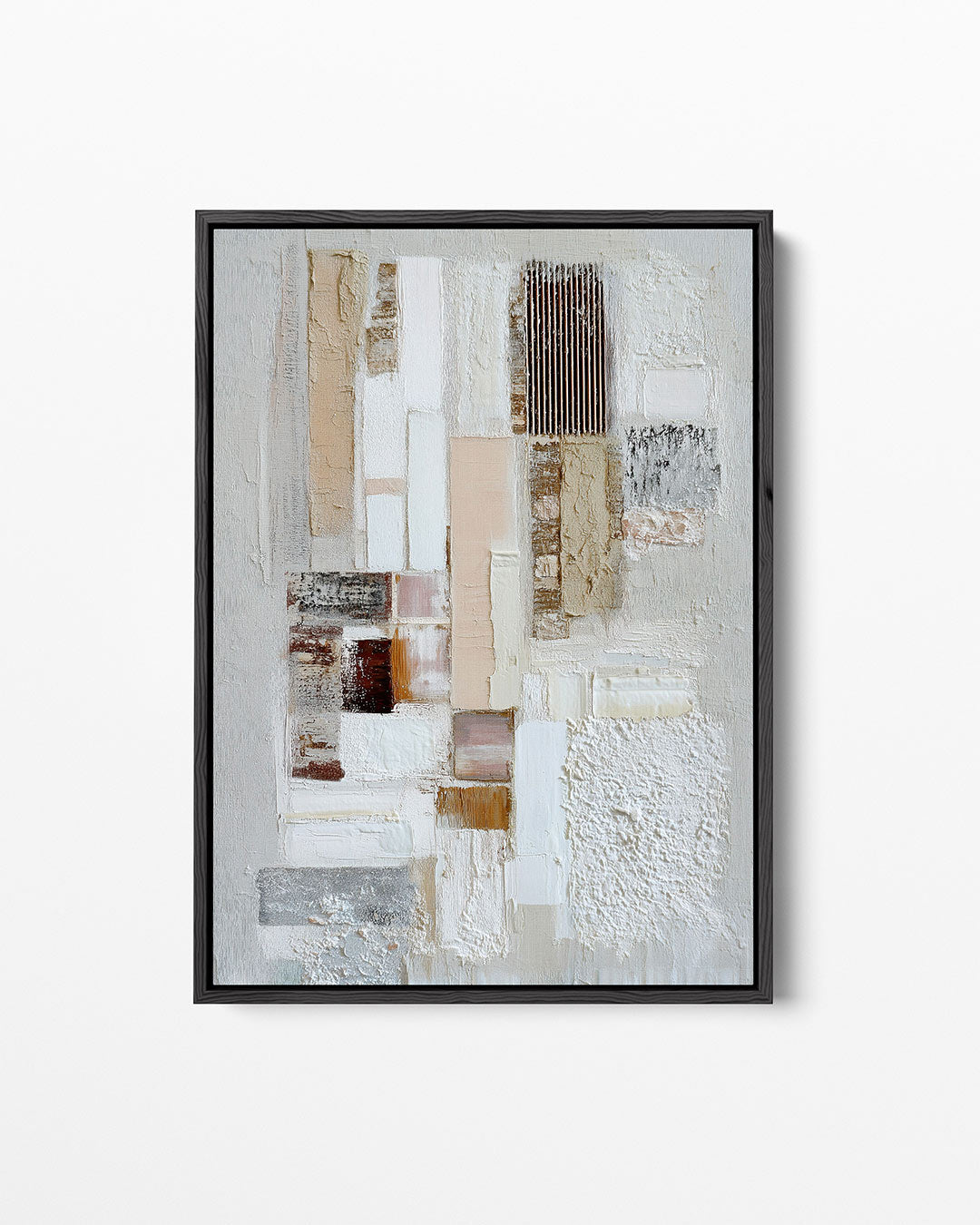Geometrische texturen – staand wanddecoratie kunstwerk