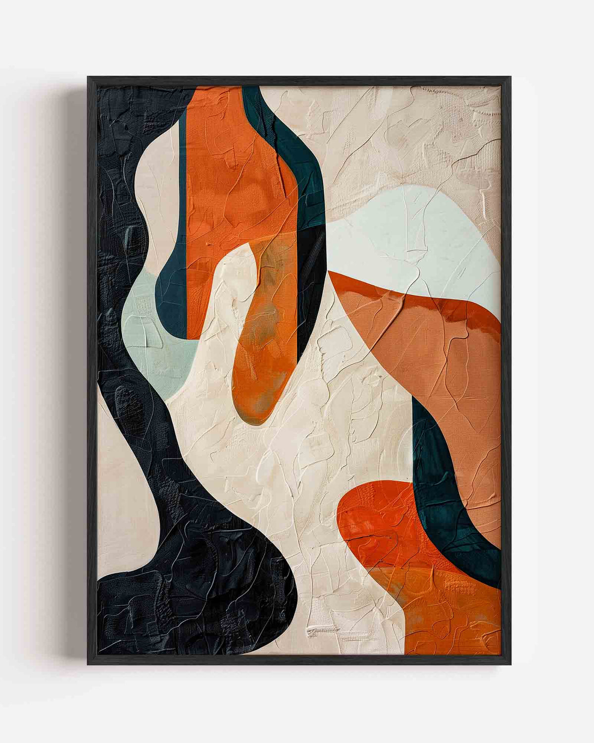 Abstracte vormen – abstracte portret poster als wanddecoratie