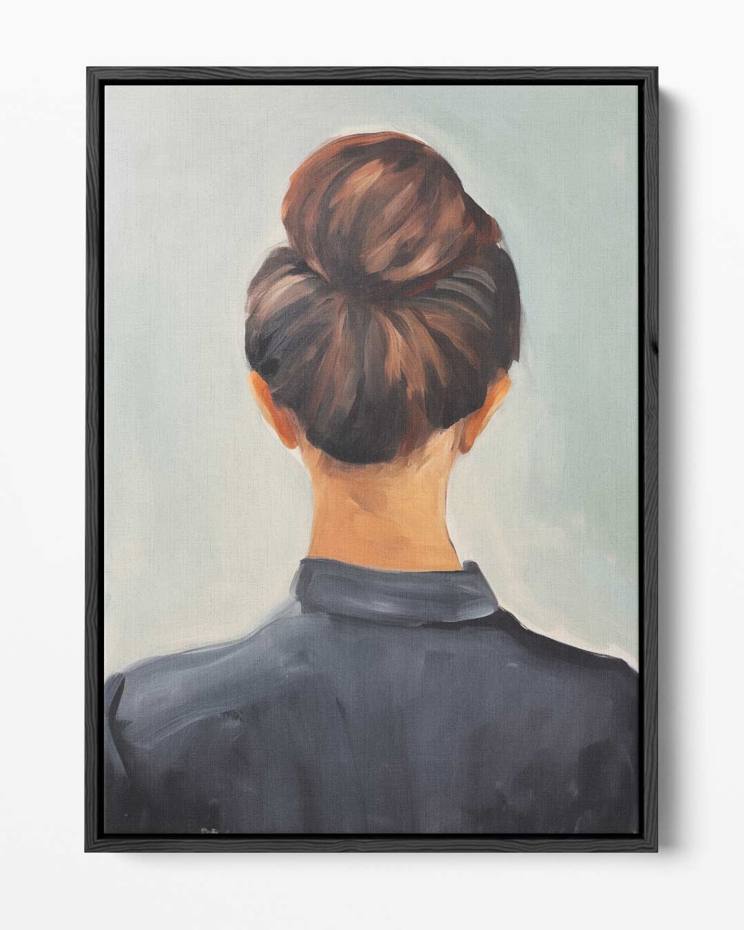 Elegante Achterzijde – portret kunstwerk als wanddecoratie