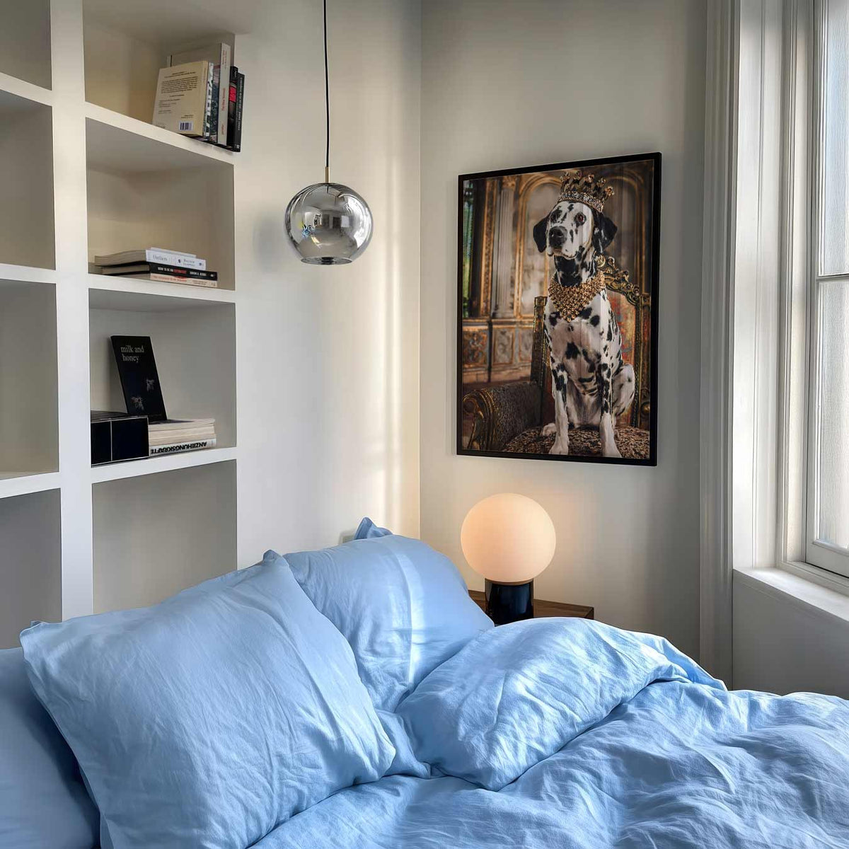 Koninklijke Dalmatier Wandposter – staande muurposter met dierenthema