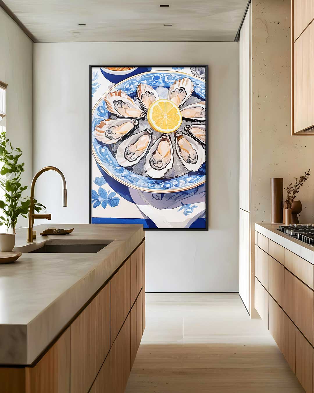 Fris Zeevruchtenfeest – staand kunstwerk voor modern interieur