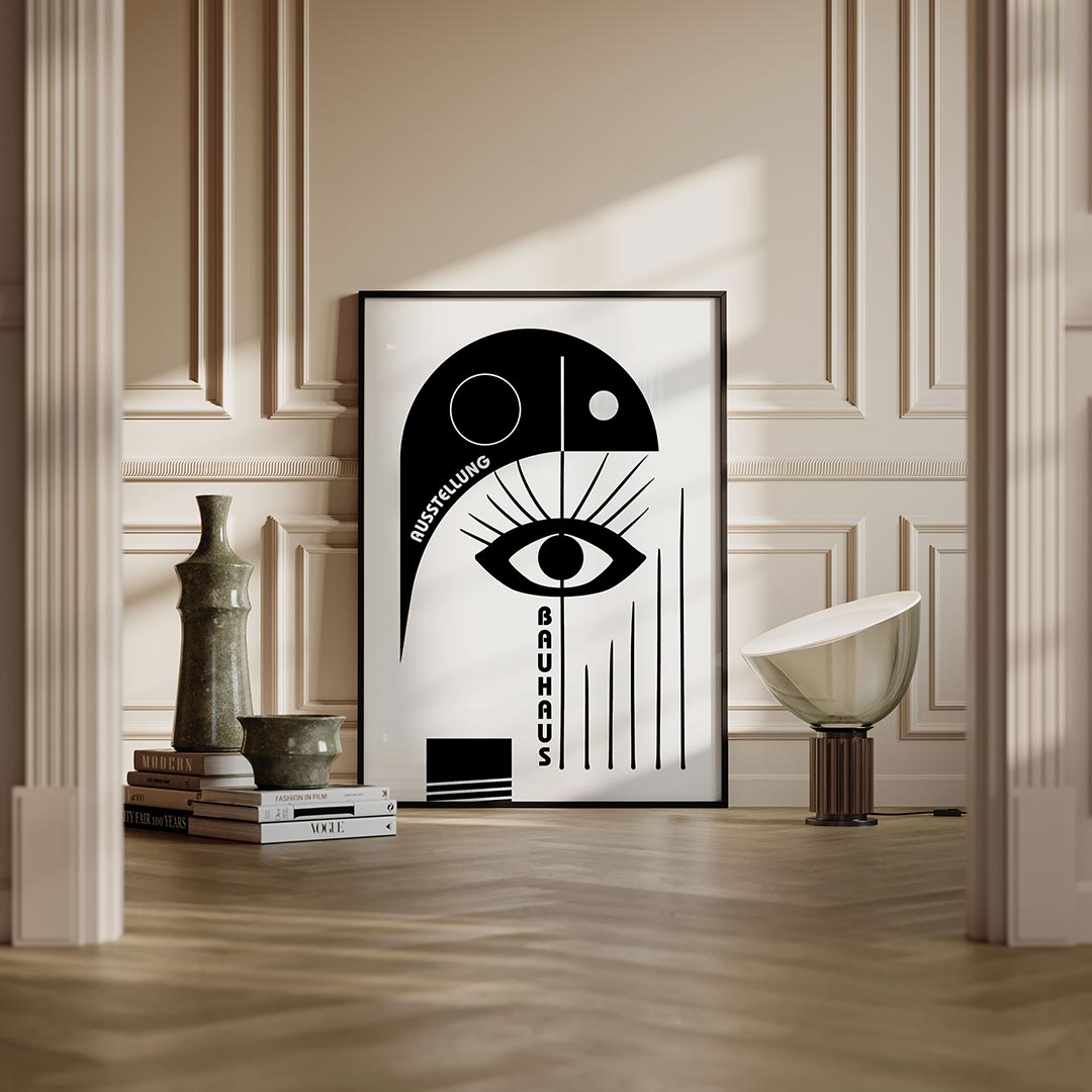  – moderne Bauhaus wandkunst als poster