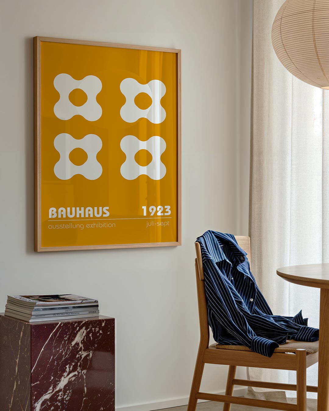 Vormen en vlakken – geometrische poster in Bauhaus-stijl van WallArtistic