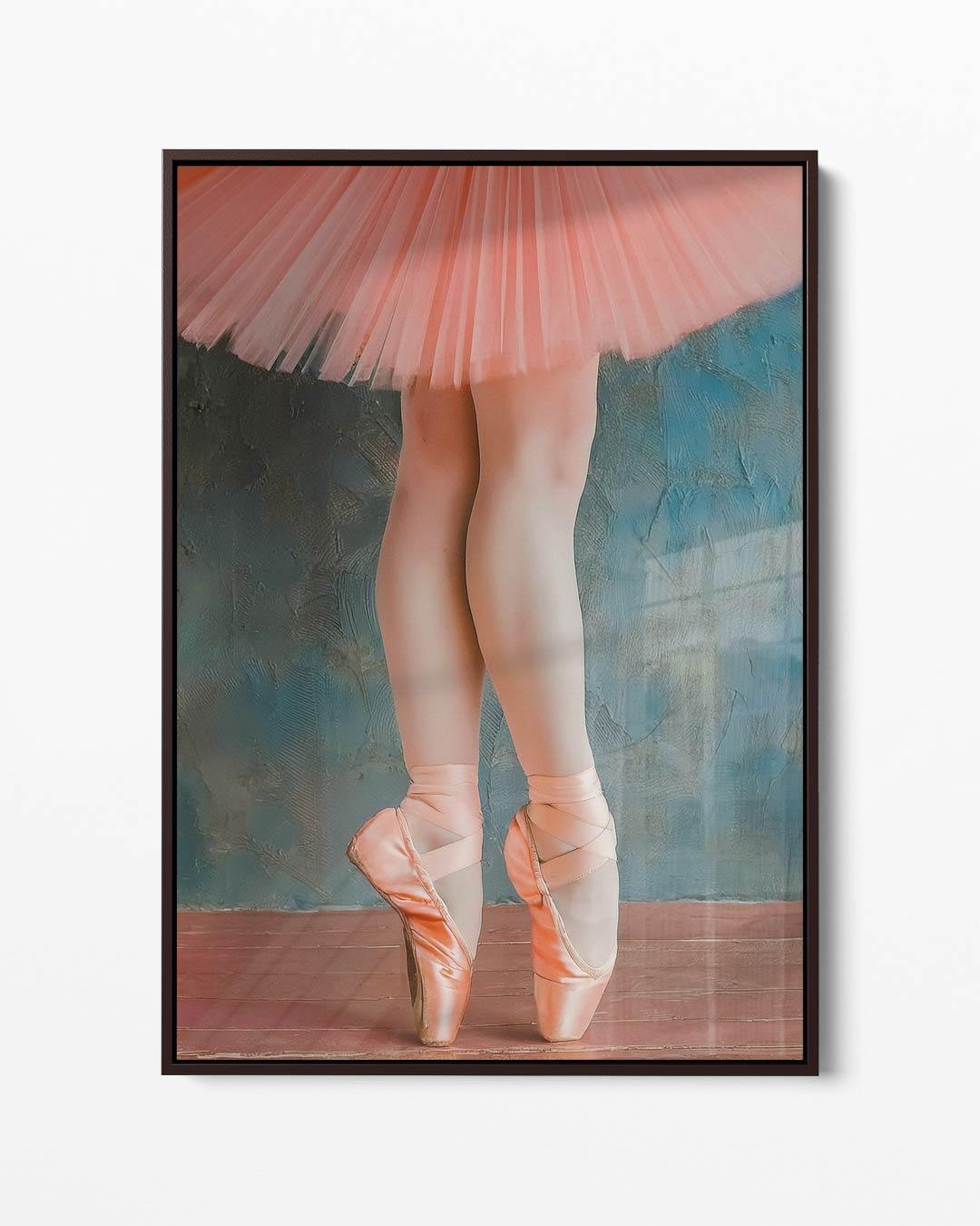 Elegante Balletdroom – portret kunstwerk als wanddecoratie