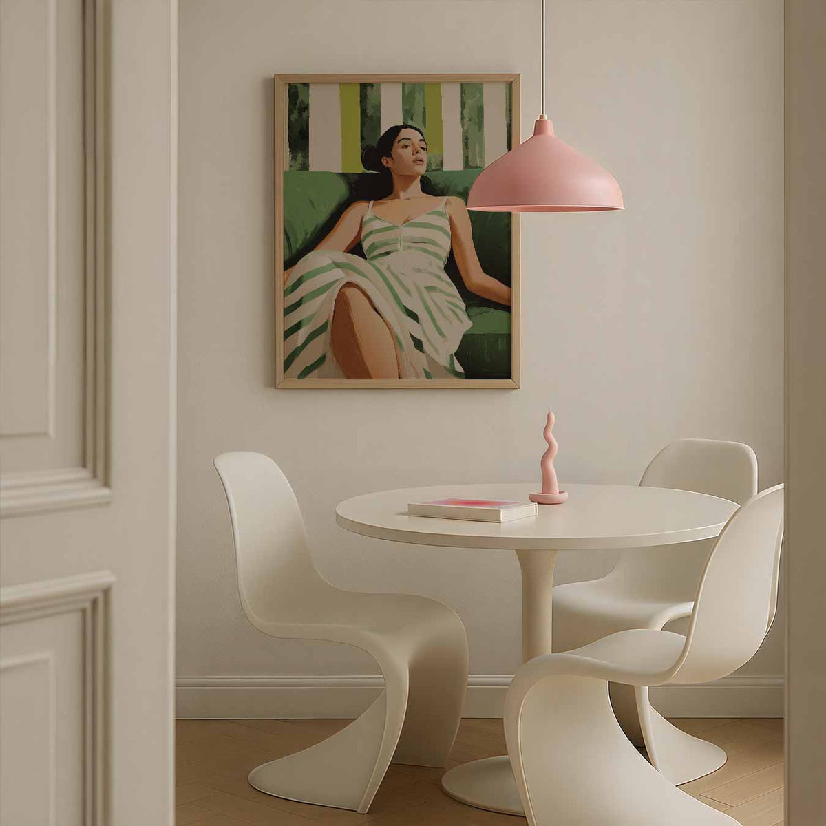 Relaxed Vibes – zomerse poster in staand formaat