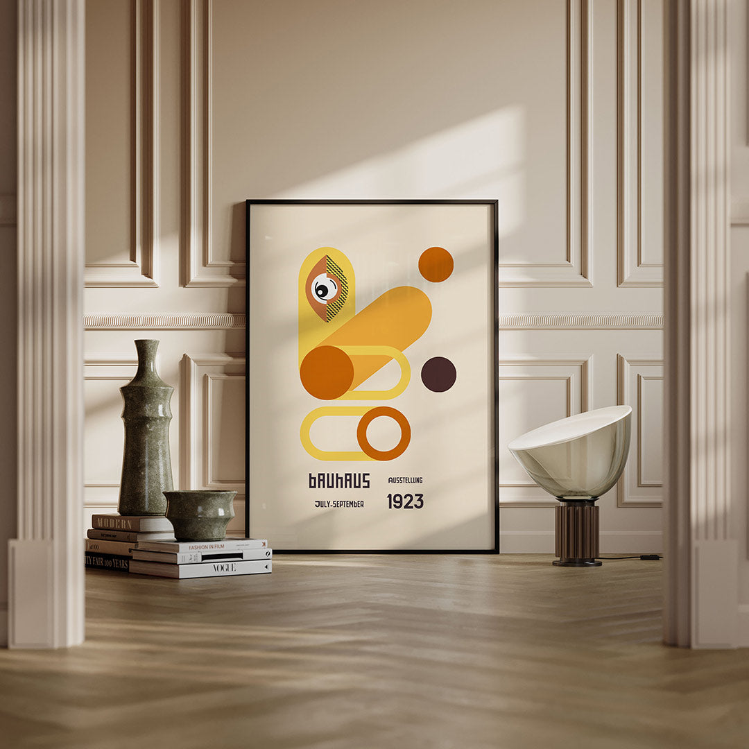 Vorm en balans – moderne Bauhaus wandkunst als poster