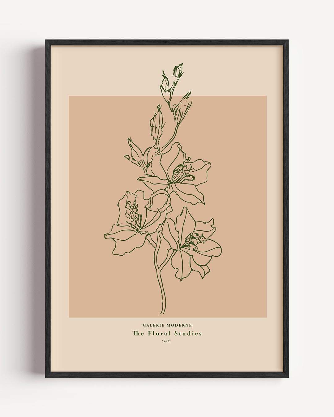 Botanische Bloemenlijn – bloemen portret poster als wanddecoratie
