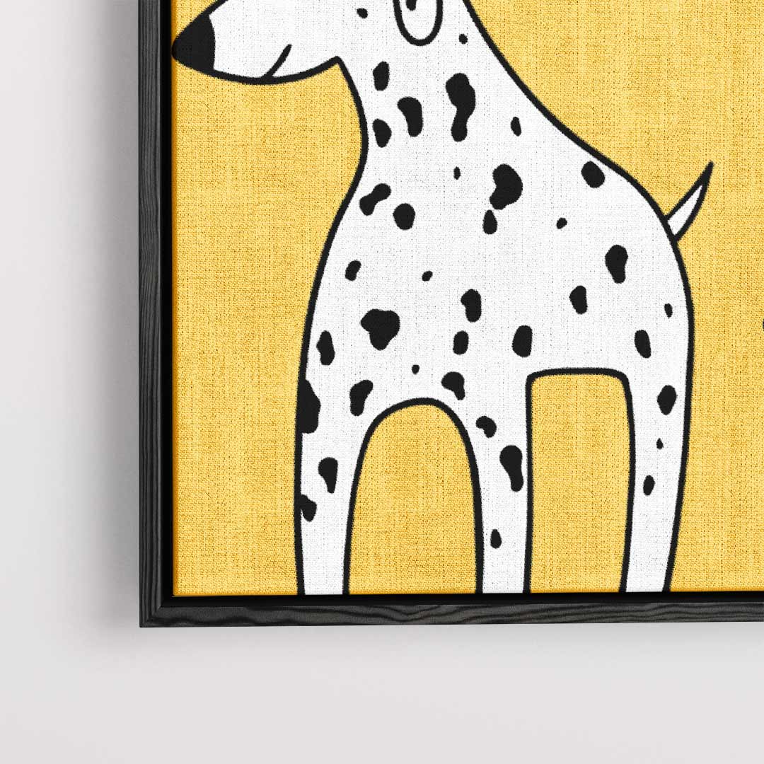 Vrolijke Dalmatierpatroon – plexiglas wanddecoratie in portret formaat