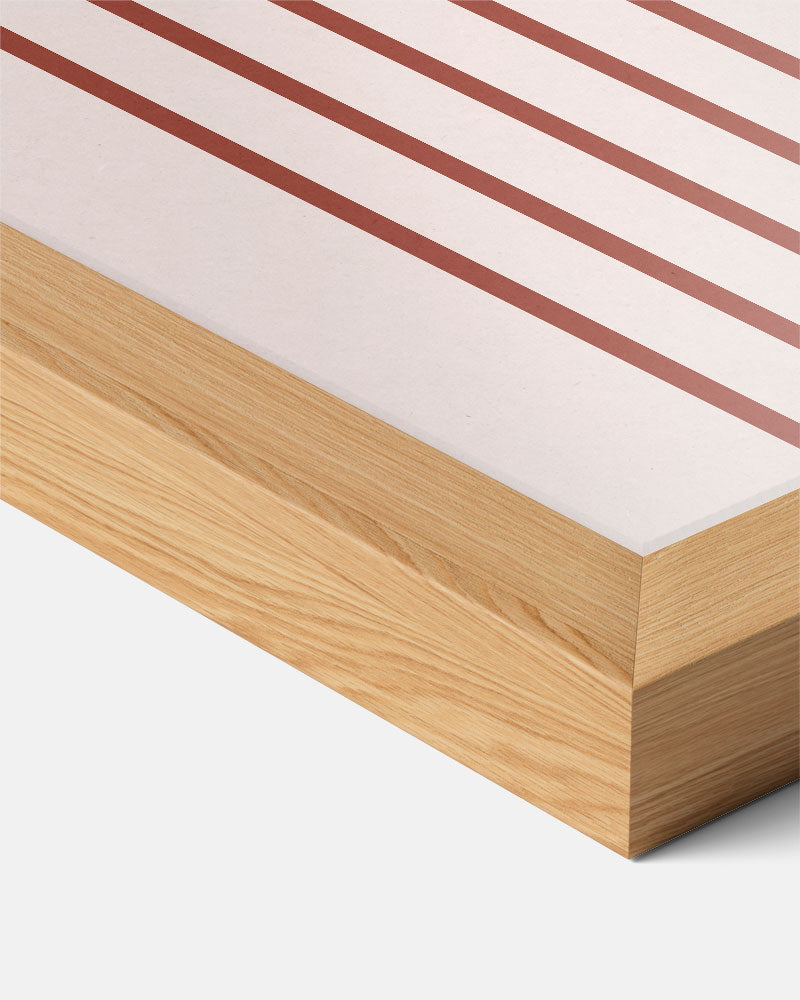 Minimalistische Retro Cirkel – staande muurposter met abstracte vormen