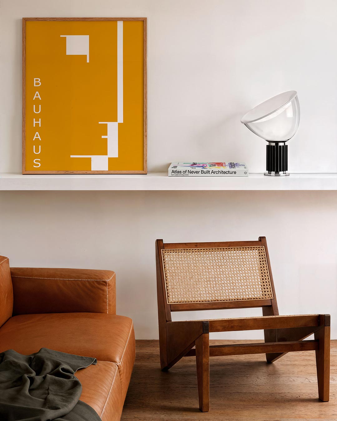 Vorm en kleur – staande Bauhaus poster voor aan de muur