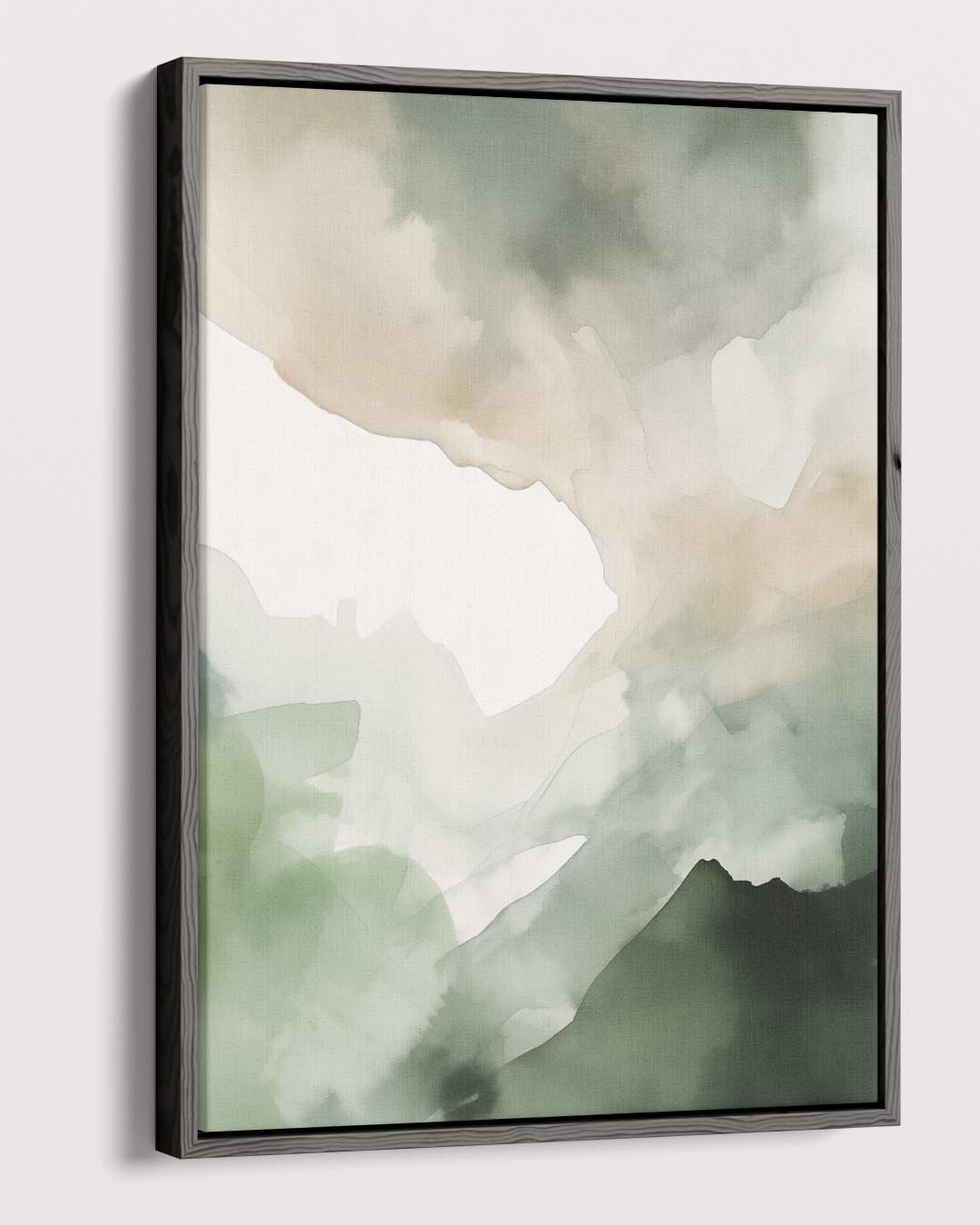 Natuurlijke Aardetinten Abstract – dibond kunstwerk als wanddecoratie