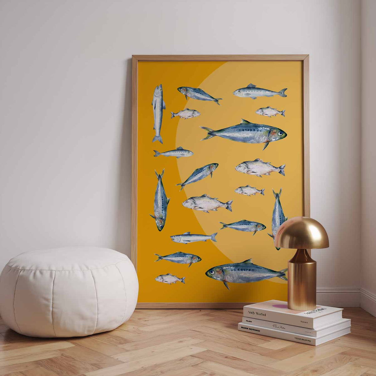 Onderwater Avontuur – dierenillustratie als portret poster