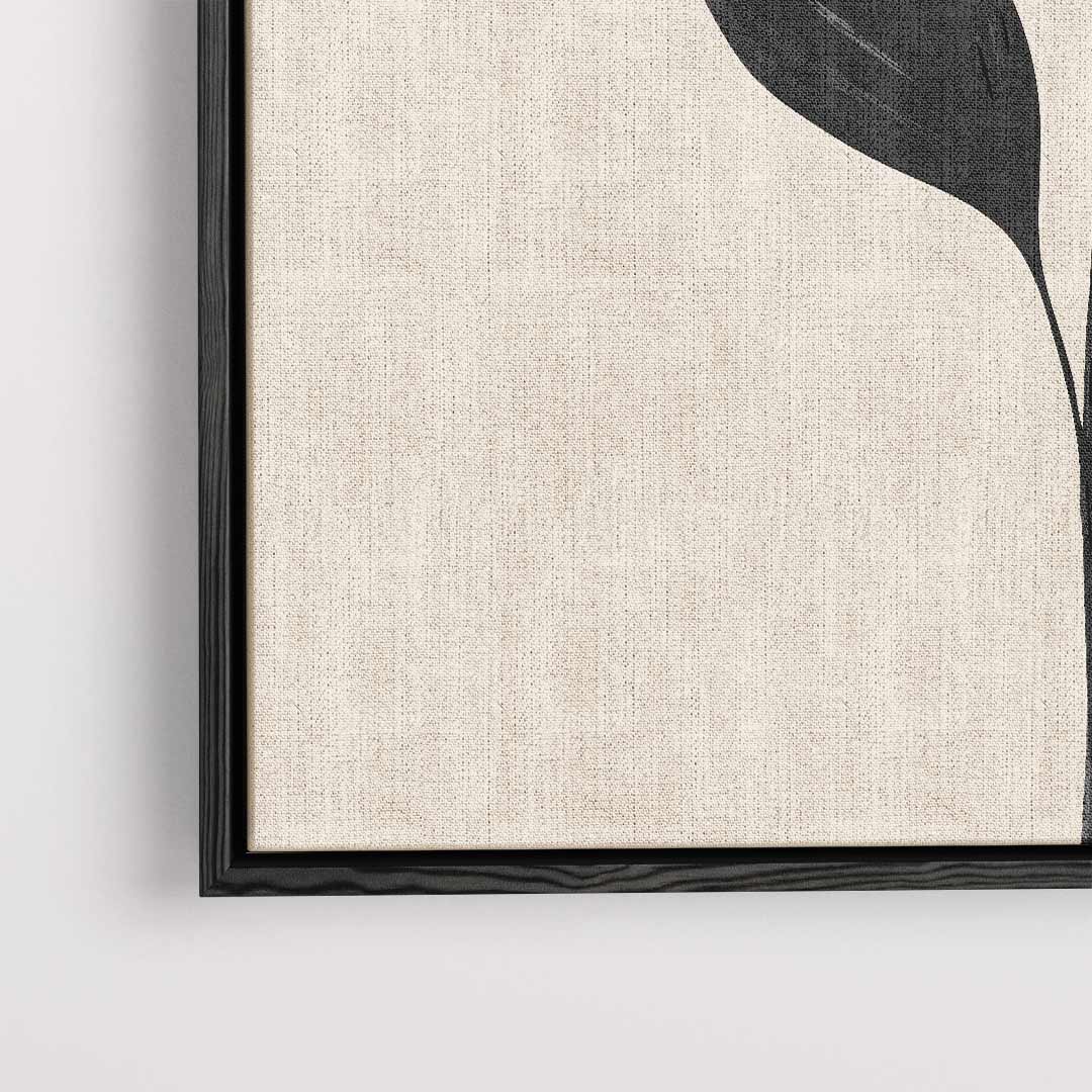 Minimalistisch Botanisch Kunstwerk – dibond kunstwerk als wanddecoratie