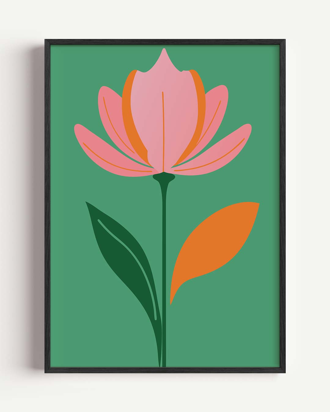 Fleurige Bloemenposter – bloemen portret poster als wanddecoratie