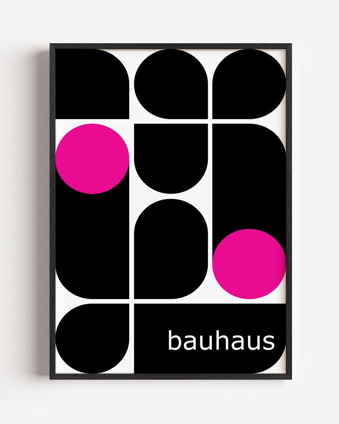 Abstracte – staande Bauhaus poster als wanddecoratie