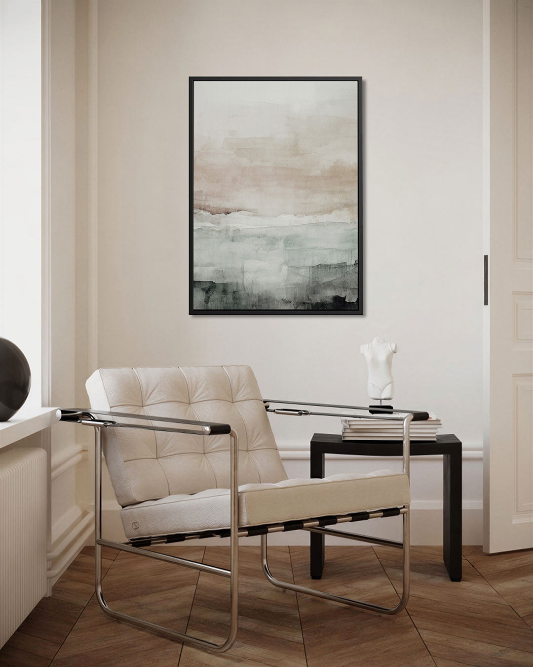 Zachte kleurovergangen – staand wanddecoratie kunstwerk