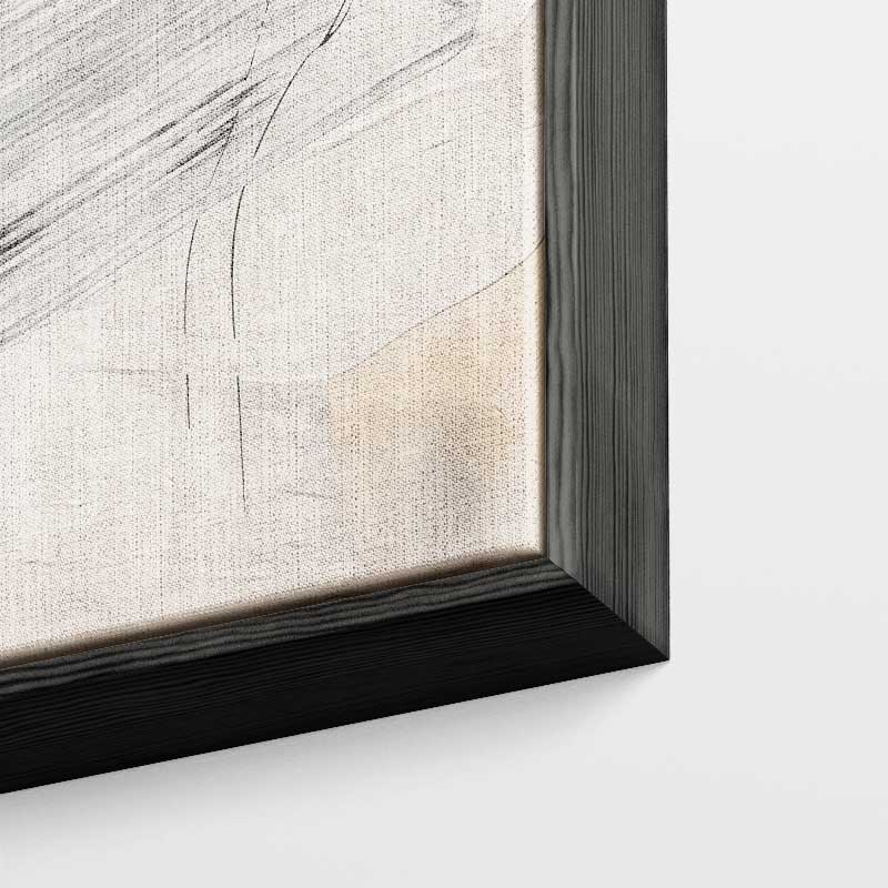 Mystiek in Monochroom – portret wandkunst van WallArtistic