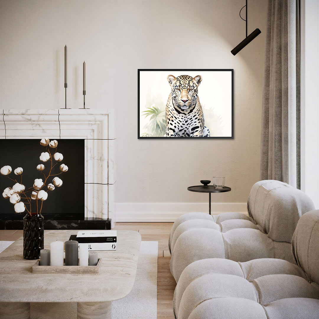 Levendige dierenportret – liggende wanddecoratie