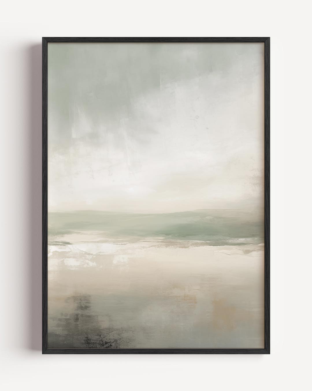 Rustgevende Abstracte Landschapsposter – textuur portret poster als wanddecoratie