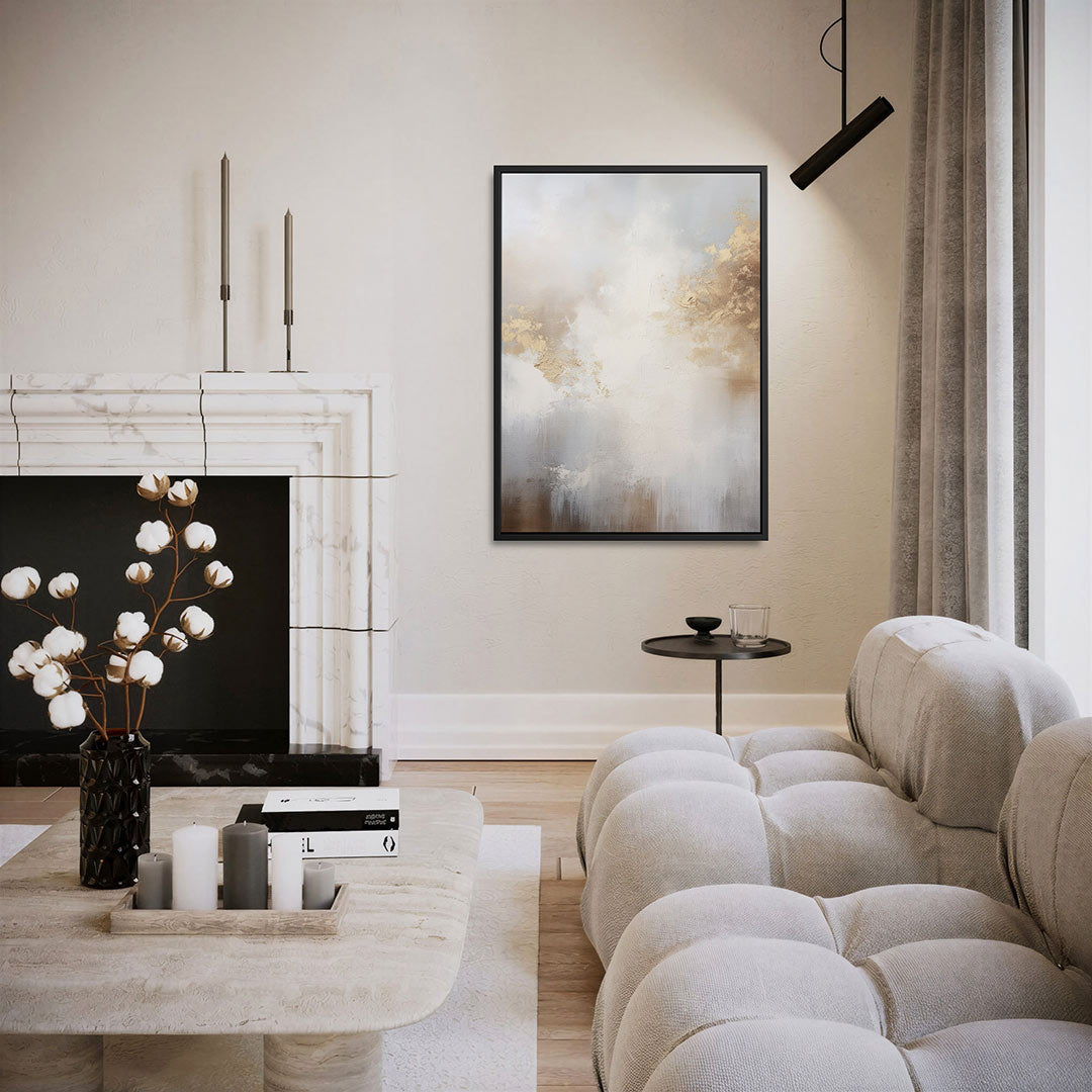 Dromerige wolken – staand wanddecoratie kunstwerk