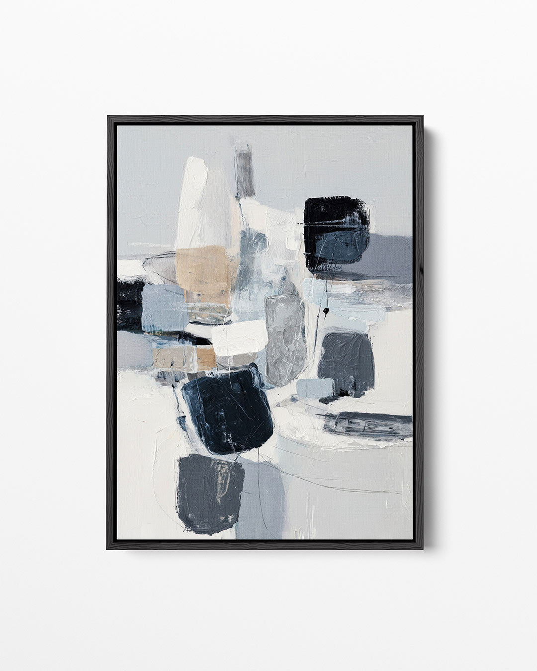 Organische vormen compositie – staand wanddecoratie kunstwerk
