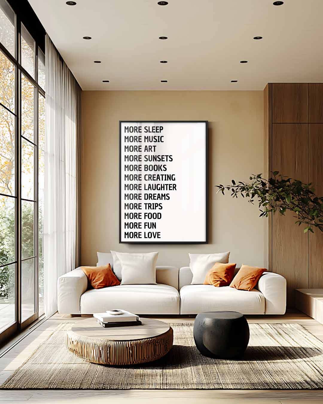 Meer van het Goede – plexiglas wanddecoratie in portret formaat