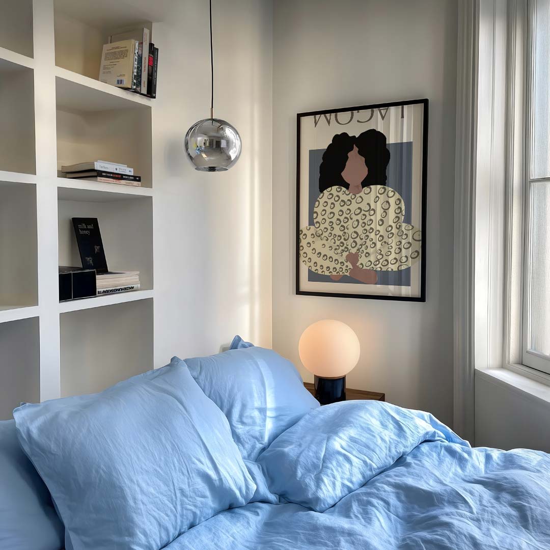 Vrouwelijke Energie Illustratie – vrouwelijk portret als moderne wandkunst
