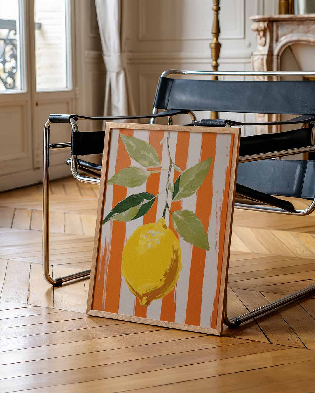 Sunny Lemon Art – zomerse wandkunst als portret poster