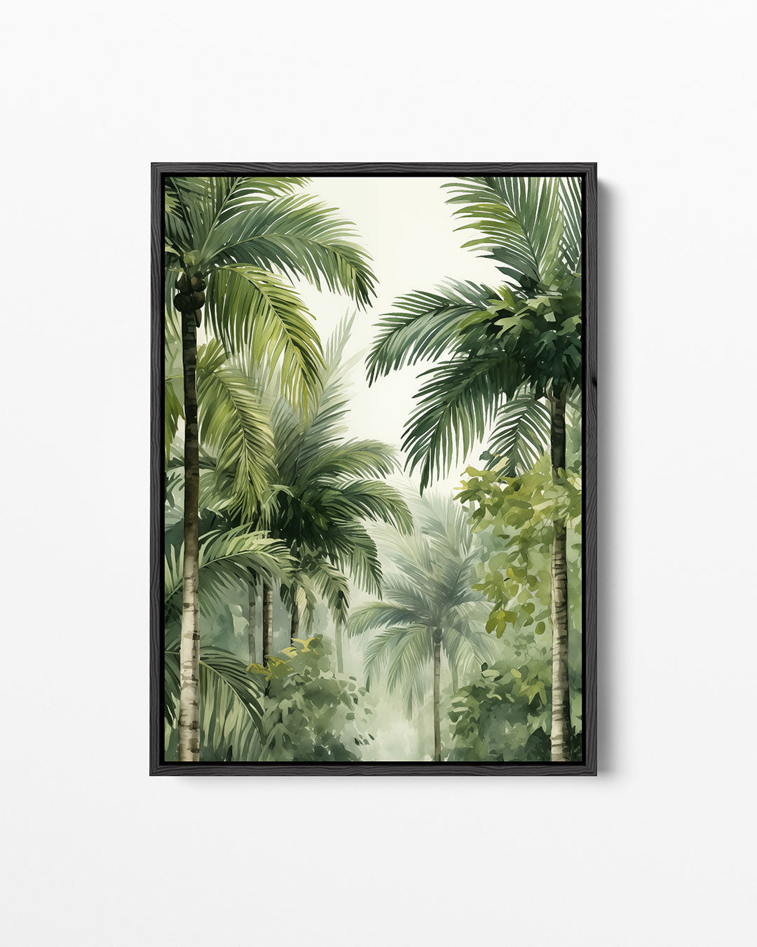 Tropische palmbomen – staand wanddecoratie kunstwerk