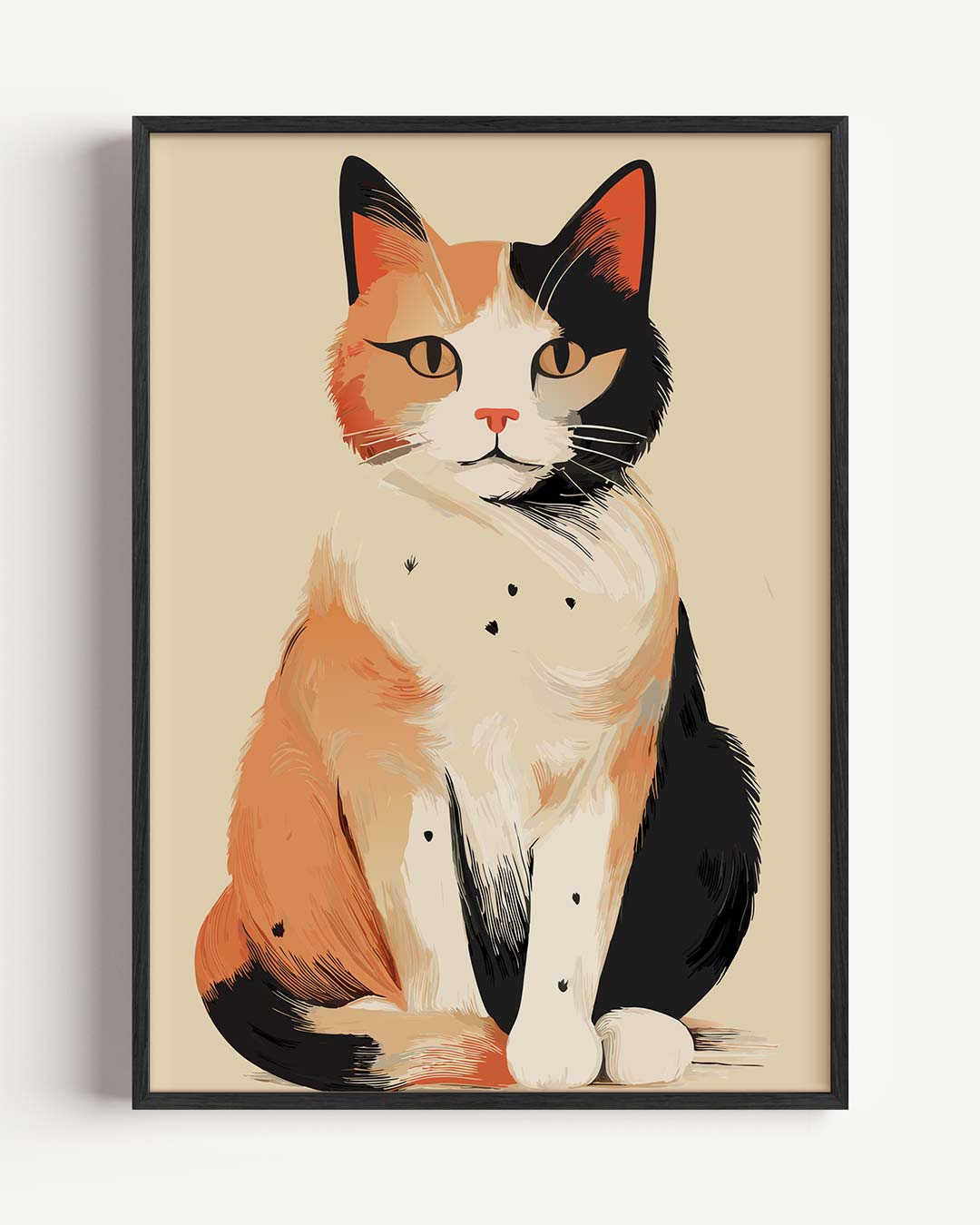 Stijlvolle Kattenposter – kids portret poster als wanddecoratie