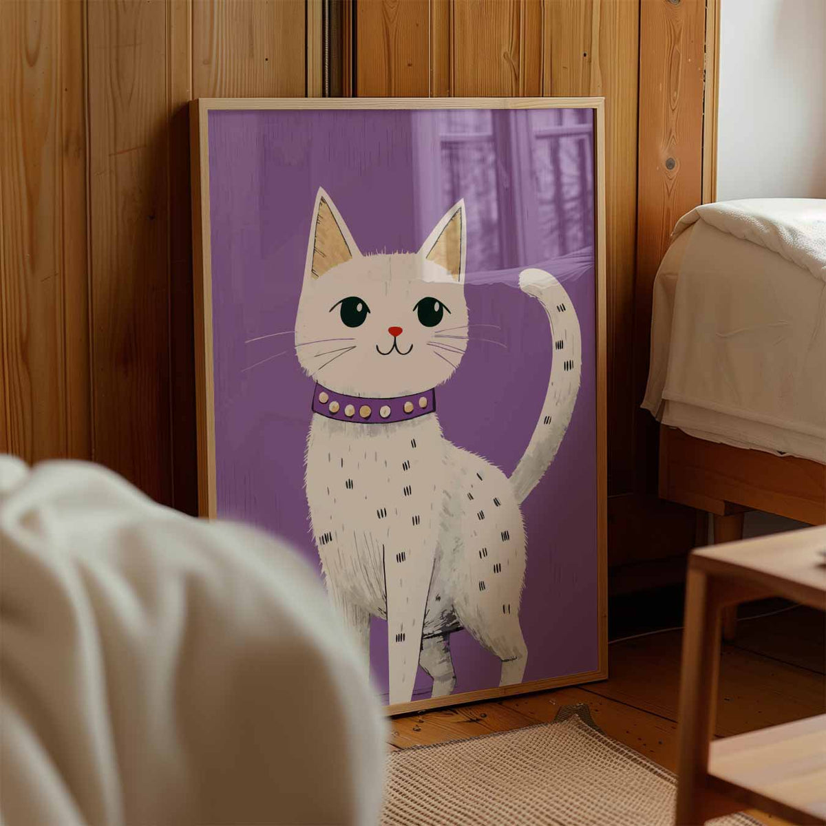 Lieve Kat Poster voor Dierenliefhebbers – kinderposter in staand formaat