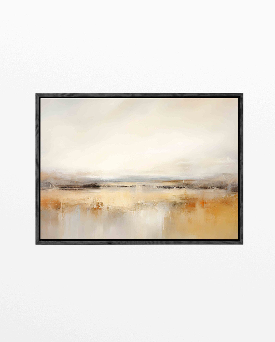 Zachte horizon – liggend abstract kunstwerk