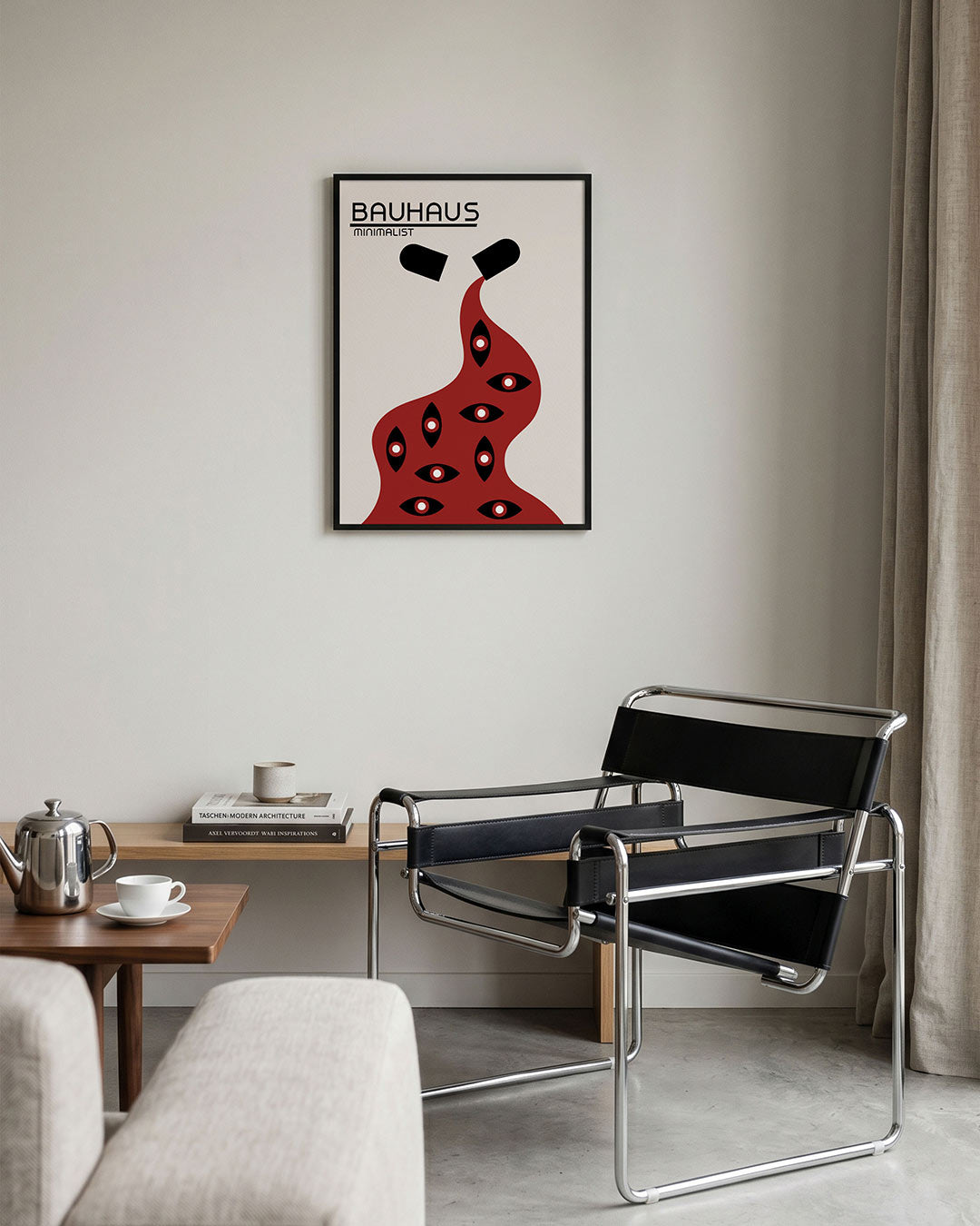 Vorm en kleur – geometrische Bauhaus poster in staand formaat