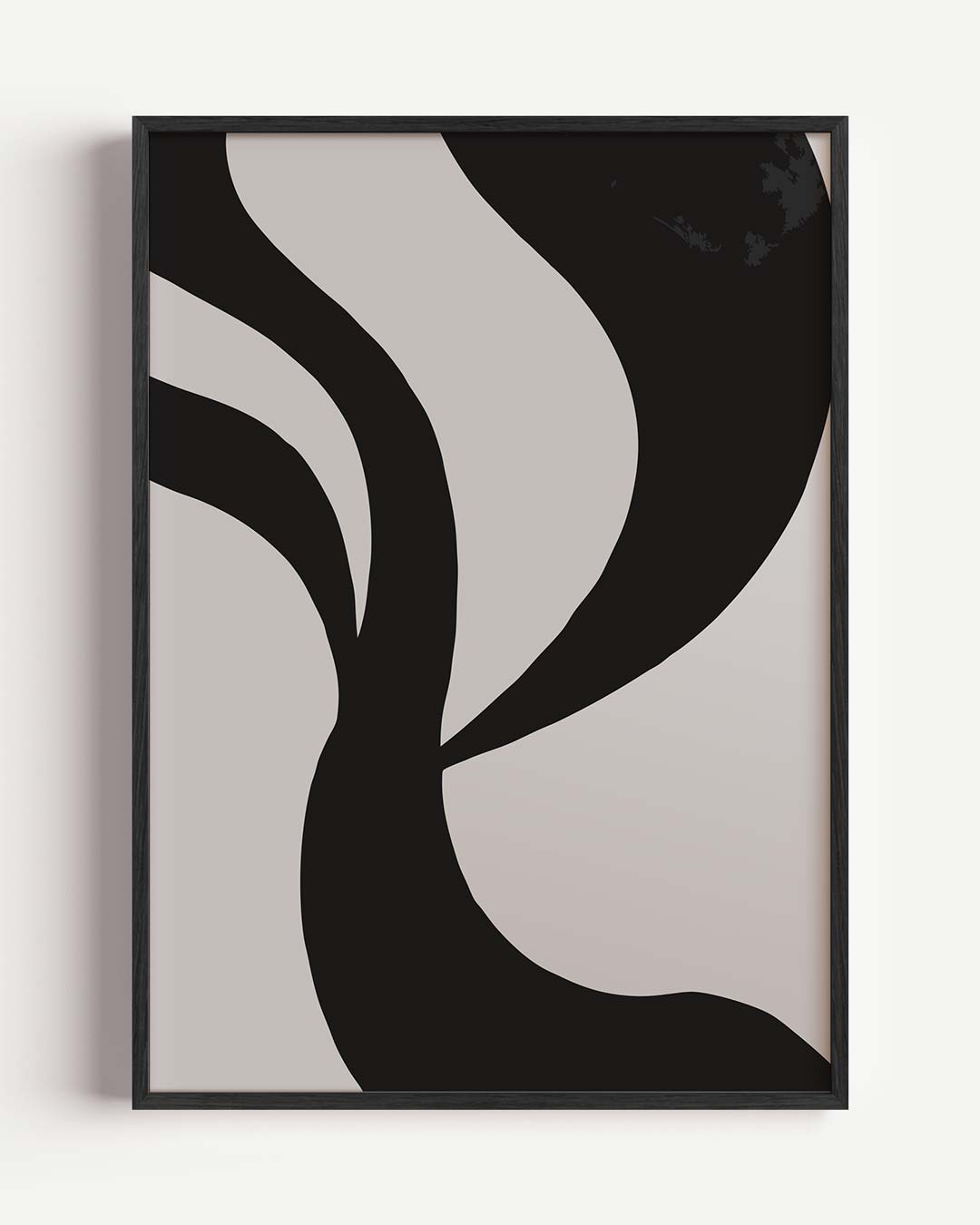 Organische Abstractie – kleurrijke abstracte portret poster als wanddecoratie