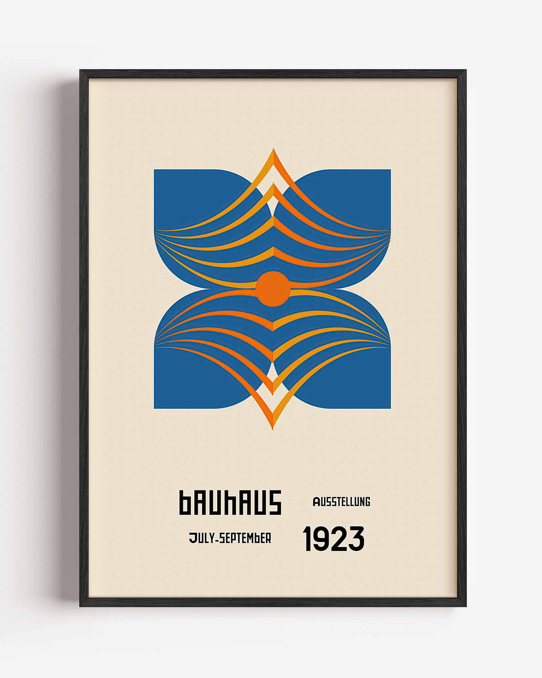 Abstracte – staande Bauhaus poster als wanddecoratie