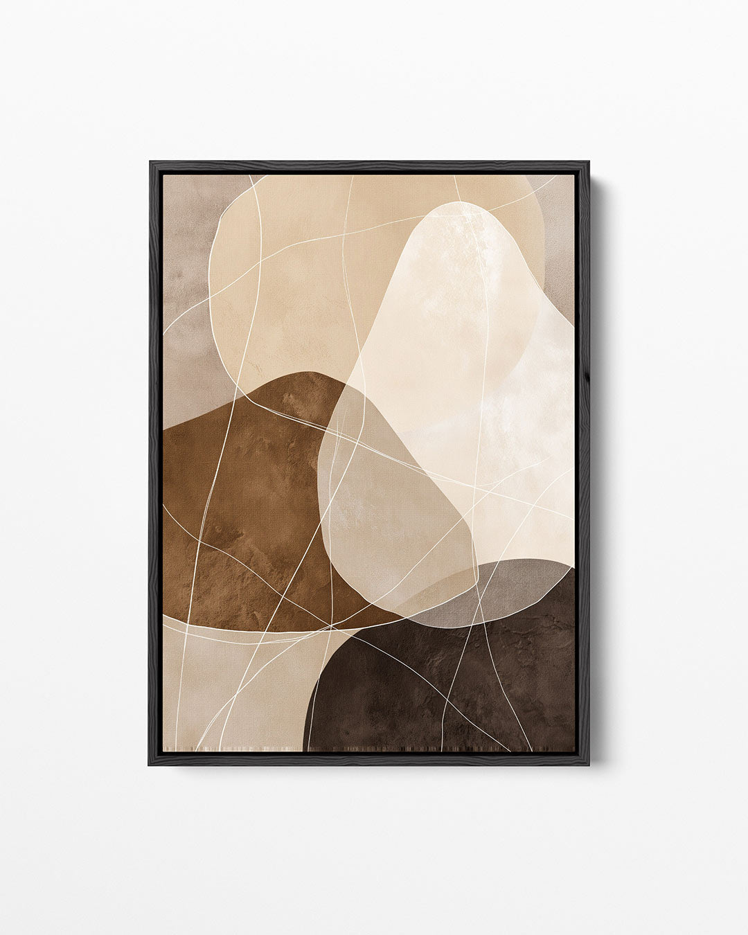 Organische vormen – staand wanddecoratie kunstwerk
