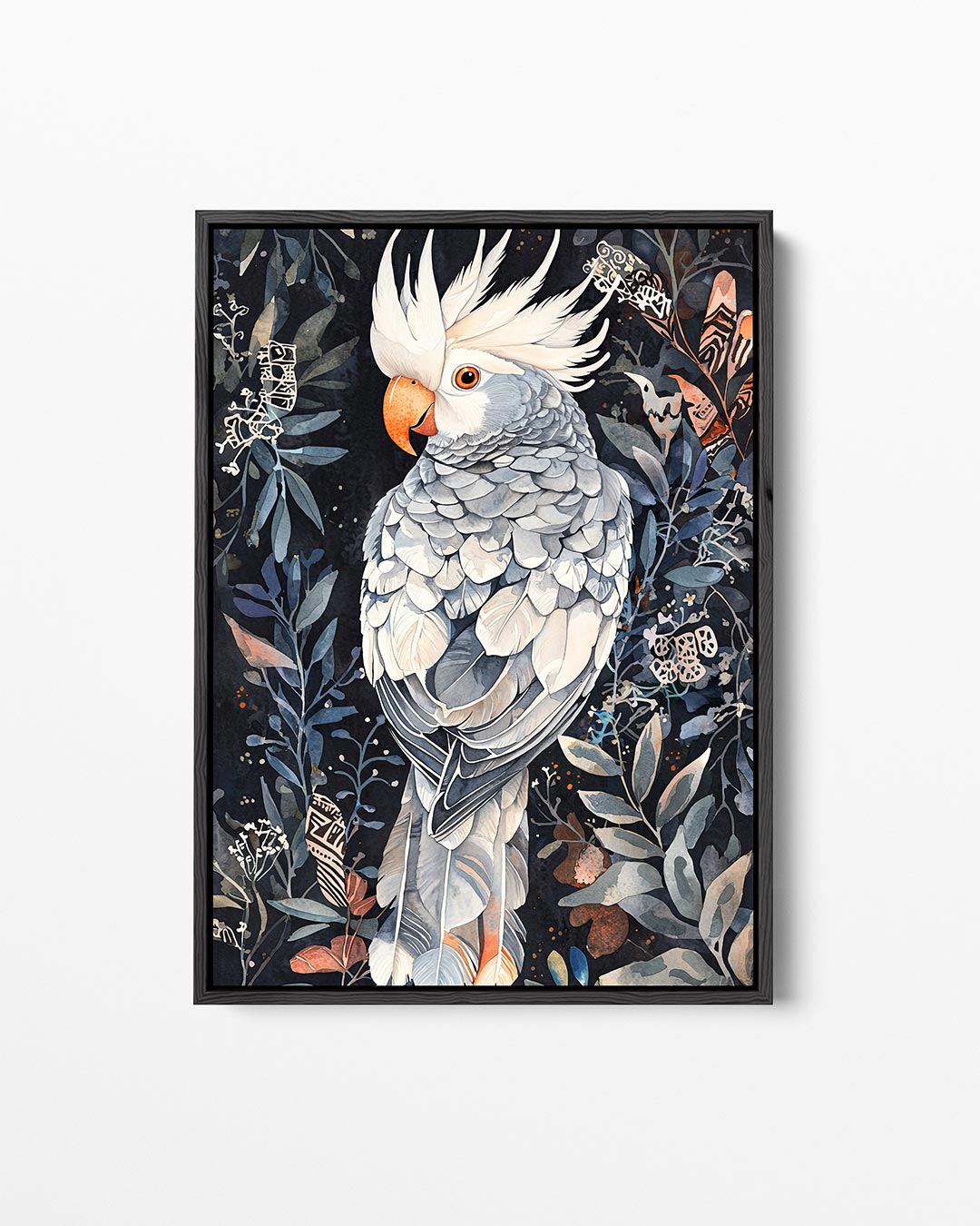 Vogels en bladeren – staand wanddecoratie kunstwerk