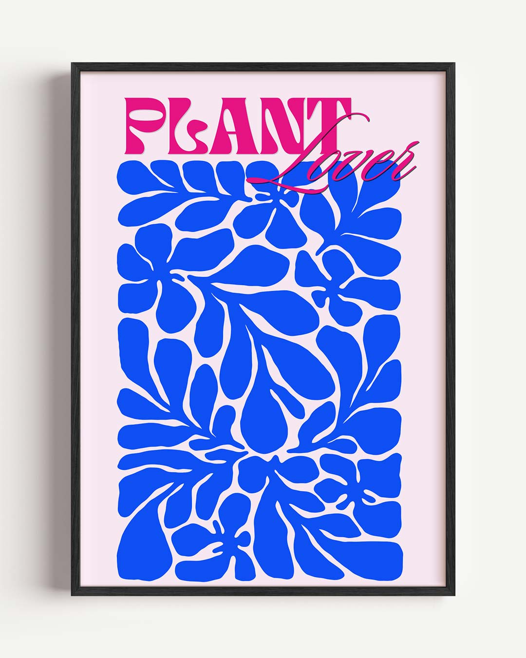 Plant Lover – bloemen portret poster als wanddecoratie