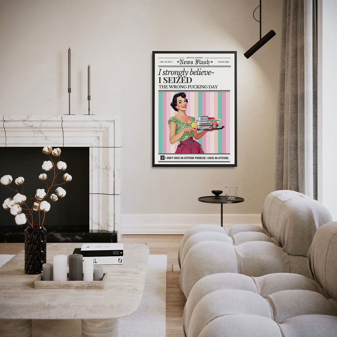 Humor portret – staand wanddecoratie kunstwerk