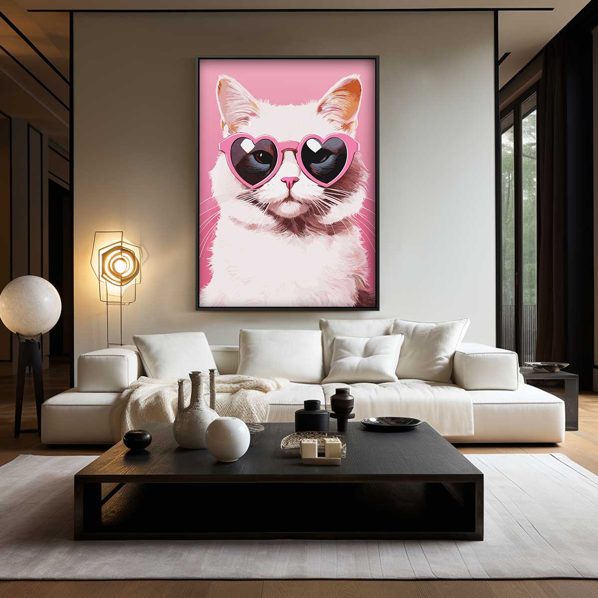 Kunstwerk – kunstwerk met zwarte baklijst