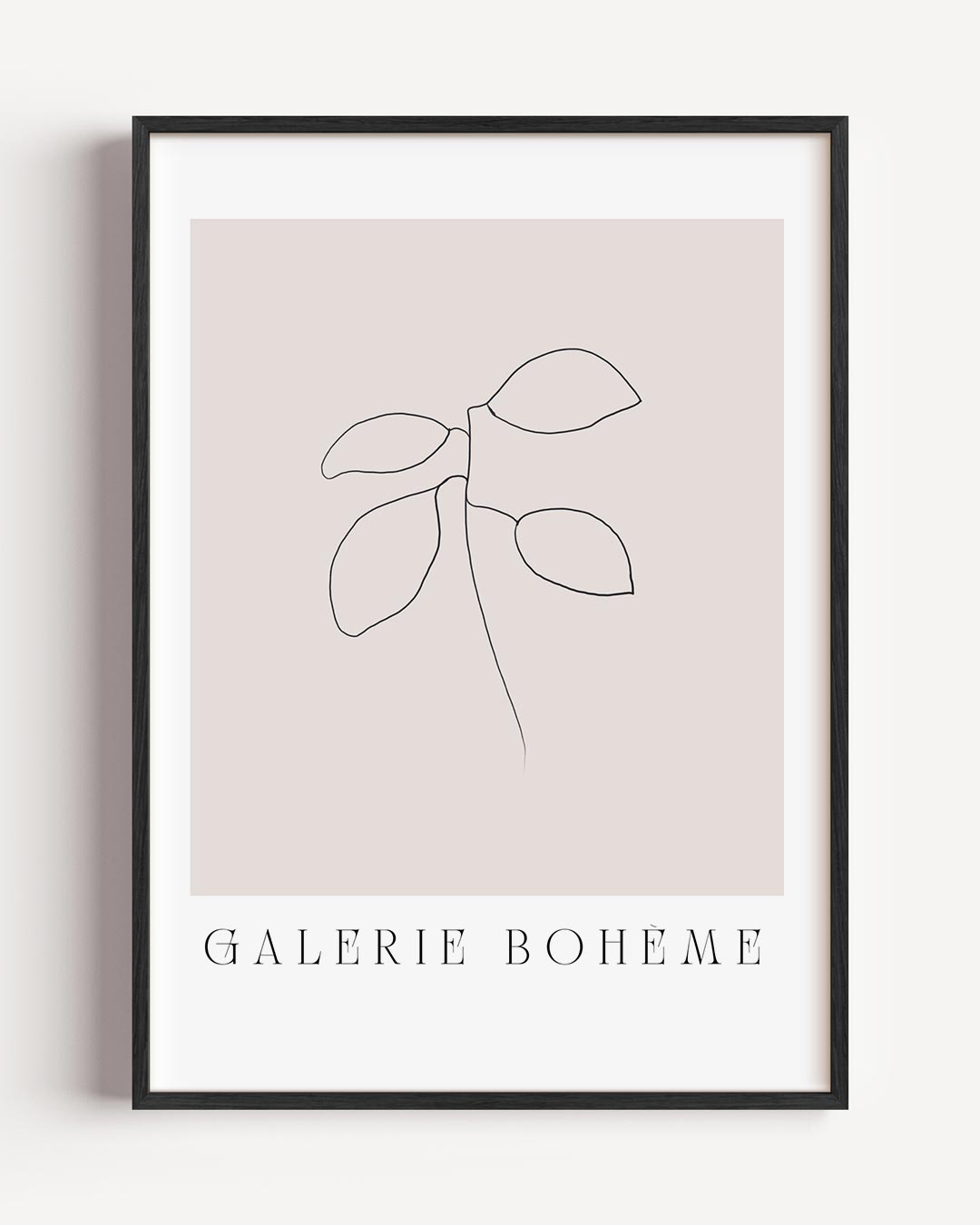 Minimalistische Botanische – boheme portret poster als wanddecoratie