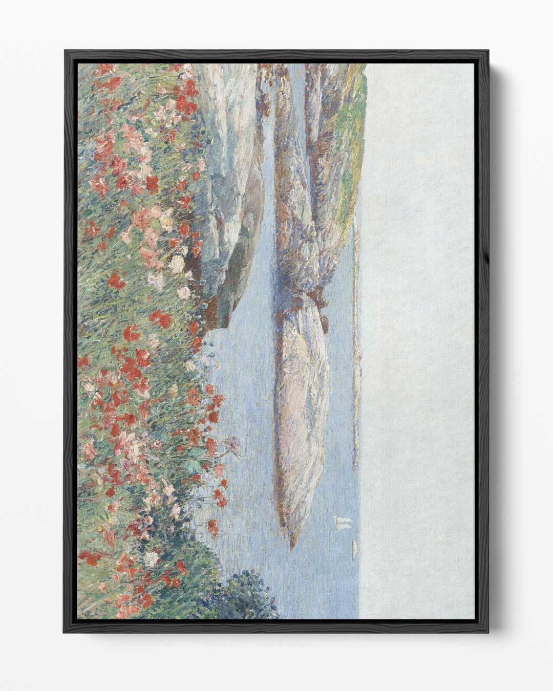 Impressionistisch Landschap met Bloemen – portret kunstwerk als wanddecoratie