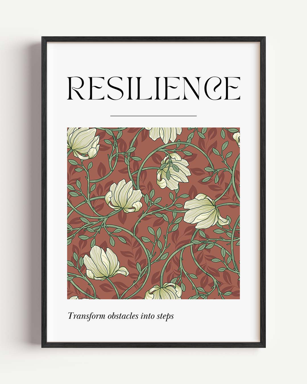 Resilience – quote portret poster als wanddecoratie